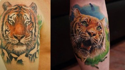 Стильные татуировки с изображением тигра, которые понравятся любому (Фото)