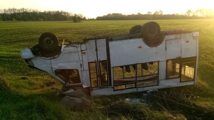 В Полтавской области из-за ДТП получили травмы пять пассажиров автобуса
