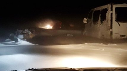 На Заставнивщине 15 автомобилей попали в снежный плен