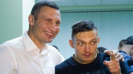 Виталий Кличко поддержал Александра Усика перед боем в Москве