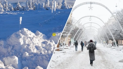 Зима в Ивано-Франковске