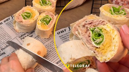 Закуска з лаваша з тунцем