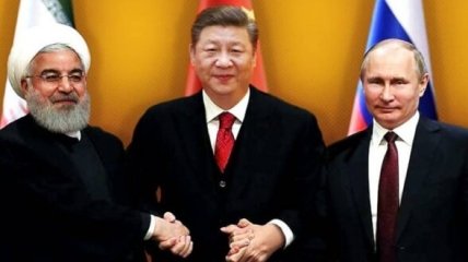 Лидеры Ирана, Китая и рф