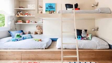 Детская комната для троих детей: 15 отличных идей с фото