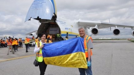 Украинский самолет "Мрия" доставила очередной медгруз в Канаду