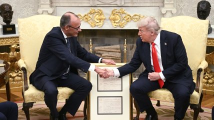 Фридрих Мерц и Дональд Трамп