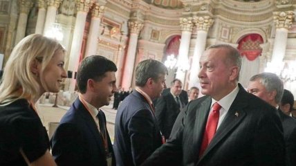 Эрдоган встретился с российской делегацией в составе которой, были "депутаты" от Крыма