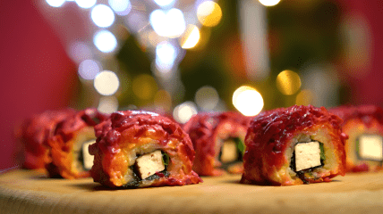 Веганская закуска на новогодний стол: как приготовить шуба-рол (видео)