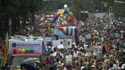 В Берлине состоялся 39 традиционный гей-парад