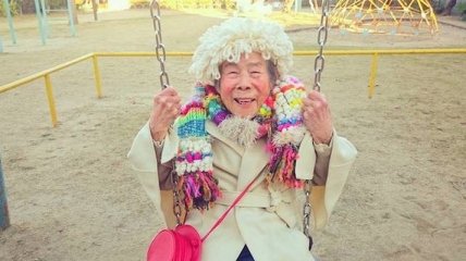 93-летняя бабушка рекламирует одежду внучки-модельера (Фото)