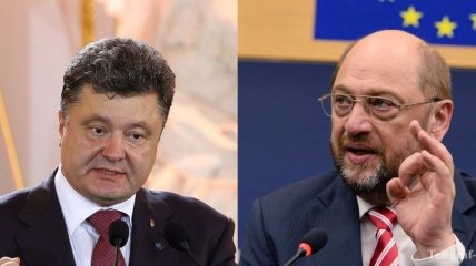 Порошенко и Шульц встретятся в пятницу в Киеве