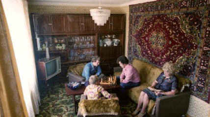 Ковер на стене в советской квартире
