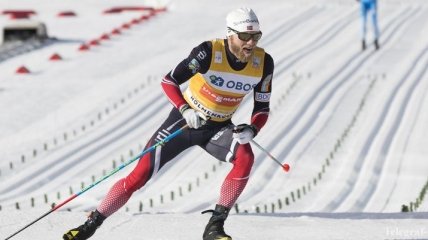 Снегоход сбил норвежского лыжника во время марафона (Видео)