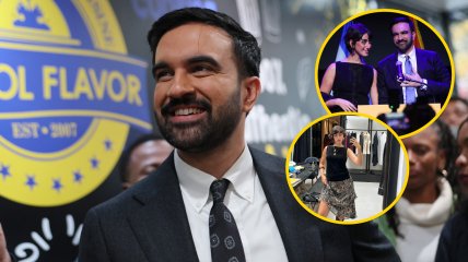 Зохран Мамдані разом із дружиною