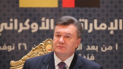 Янукович в ОАЭ похвастался отечественной космической отраслью