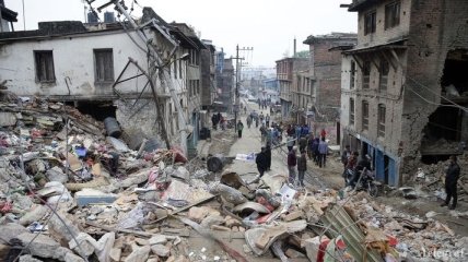 Очередное землетрясение магнитудой 5 баллов произошло в Непале