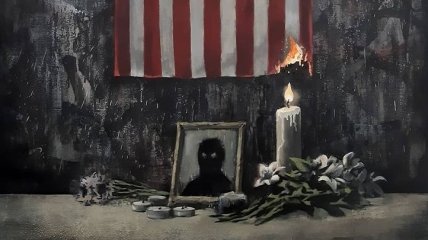 Протесты в США: Banksy посвятил новую работу проблеме расизма (Фото)