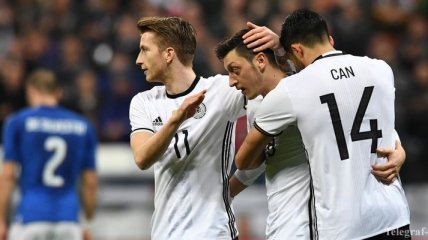 Сборная Германии отыгралась на Италии