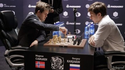 Карлсен защитил титул чемпиона мира по шахматам (Фото)