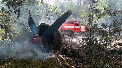 В Полтавской области загорелся самолет Ан-2, есть раненые (Фото)