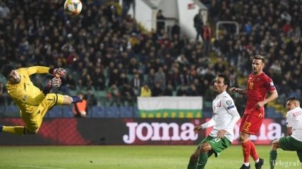 Болгария отыгралась в матче с Черногорией благодаря фейковому пенальти