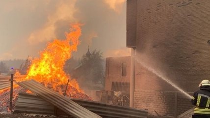 Пожары на Луганщине: глава ОГА допустил версию поджога