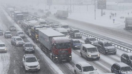 Снегопад в Украине: последние данные о состоянии дорог на вечер 23 января