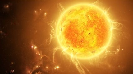 Астрономы сфотографировали огромную темную область на Солнце