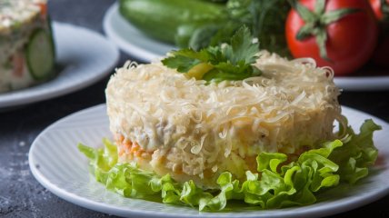 Салат "Невеста" (видео)