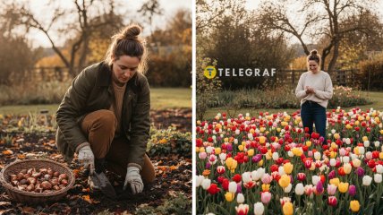 Советы по высадке тюльпановых луковиц осенью