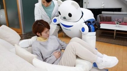  Японцы создали робота-медведя для ухода за больными