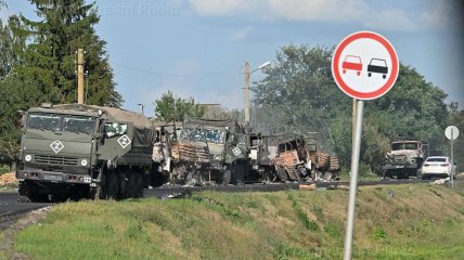 В колонне могли погибнуть десятки российских солдат