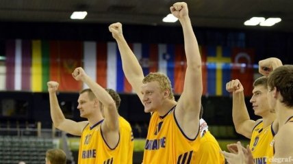 Украина вырвалась в четвертьфинал чемпионата Европы по баскетболу
