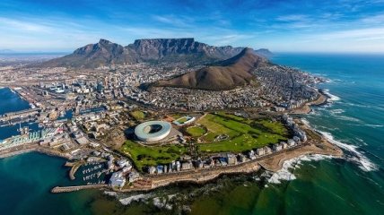 Кейптаун с высоты птичьего полета: удивительные виды самого красивого города Африки (Фото)