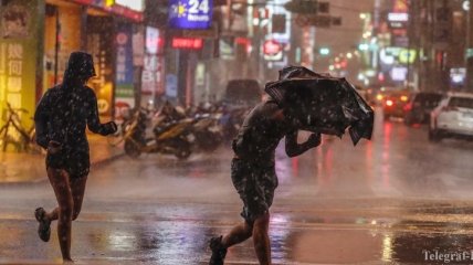 В Китае из-за сильных дождей затопило северо-запад