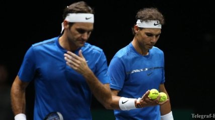 Федерер и Надаль выиграли первый совместный парный матч в карьере