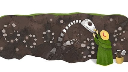 Google отметил 215-летие со дня рождения Мэри Эннинг новым doodle 