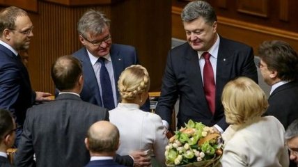 Как Президент поздравил Тимошенко