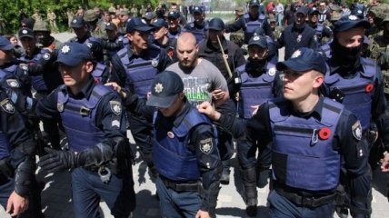 В МВД сообщили количество задержанных в Украине на мероприятиях к 9 мая