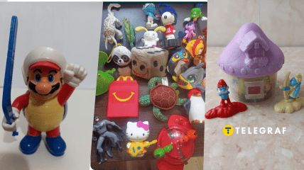 Игрушки из Хэппи Мил разных лет