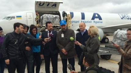 В "Борисполе" приняли гуманитарную помощь ООН
