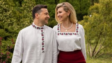 Владимир и Елена Зеленские второй год попадают в скандал из-за вышиванок
