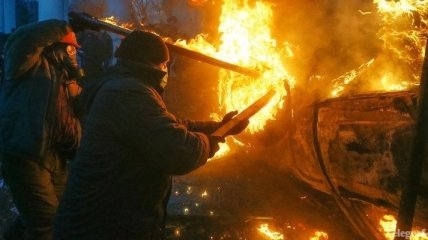 Столкновения на улице Грушевского проходят без оживления сторон
