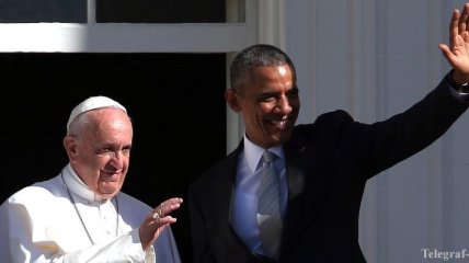 На встречу Обамы с Папой собрались 15 тысяч человек