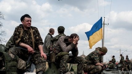 В Краматорске украинские военные сдали сепаратистам оружие