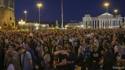 В Македонии продолжаются протесты