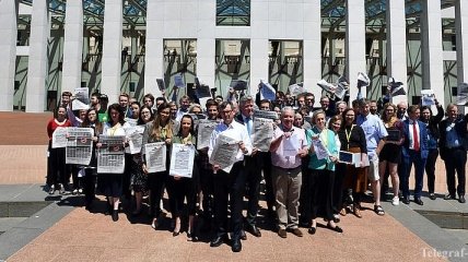 Пресса Австралии протестует: какова причина (Фото)