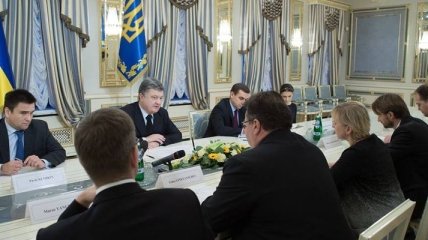 Президент встретился с главами МИД Литвы и Швеции