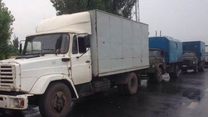 На Донетчине задержали 7 грузовиков с товарами для "ДНР"
