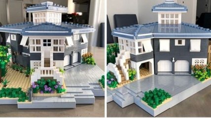 Нью-Йоркський дизайнер відтворює будинку з LEGO (Фото)